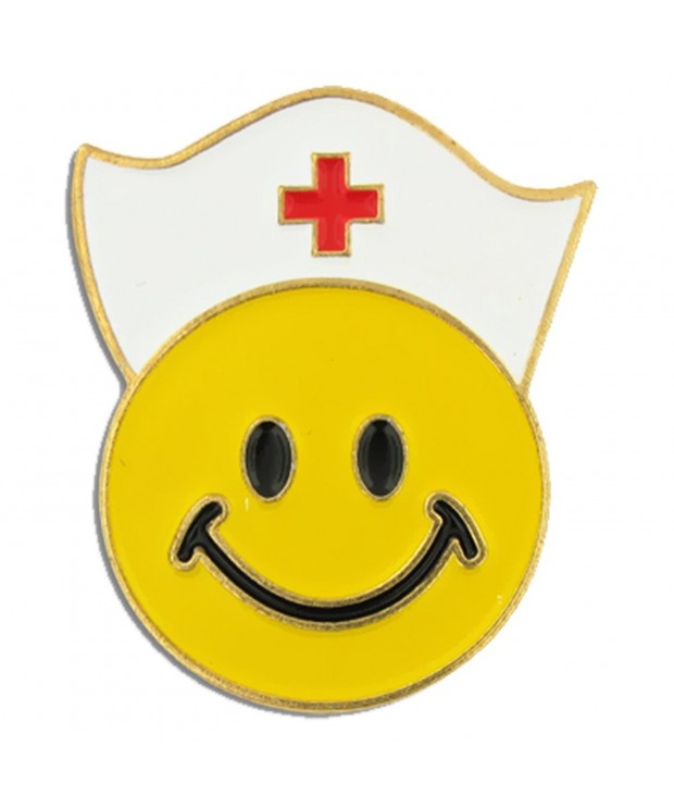 PinMarts Yellow Smiley Nursing Enamel