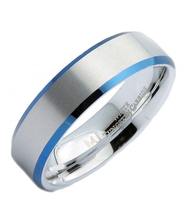 MJ Tungsten Carbide Plated Wedding