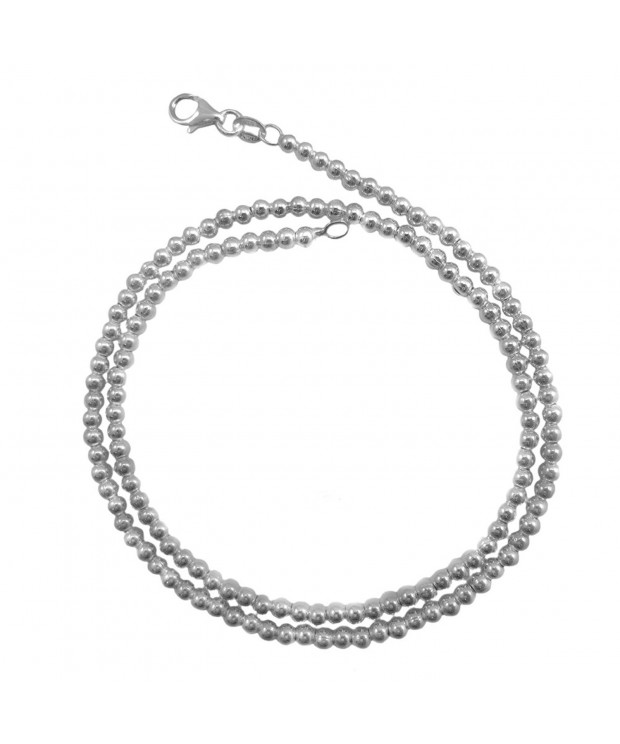 Loose ball Italian Sterling Silver Necklace
