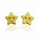 Gold Twinkling smiling Earrings Adult