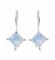 Moonstone 925 Silver Plated Earrings