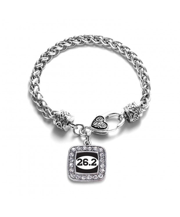Marathon Classic Silver Crystal Bracelet