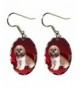 Canine Designs Shih Scalloped Earrings