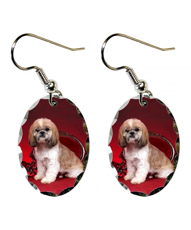 Canine Designs Shih Scalloped Earrings