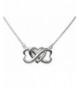 Finejewelers Sterling Infinite Necklace Adjustable