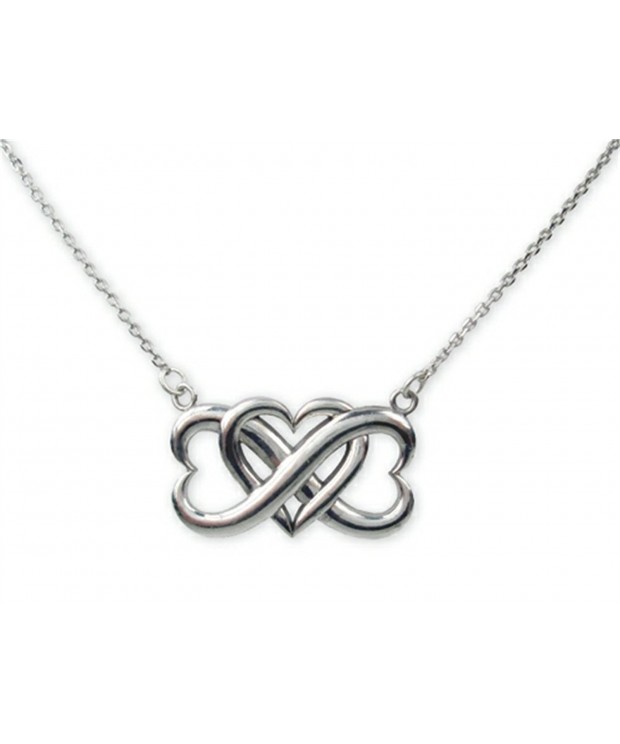 Finejewelers Sterling Infinite Necklace Adjustable