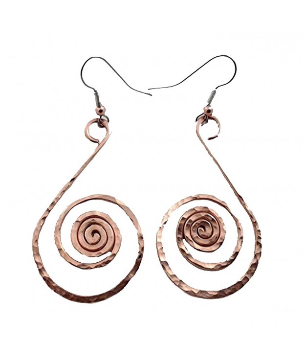 Elaments Design Earrings Fibonacci Hammered