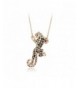 Stunning Leopard Zirconia Crystal Necklace