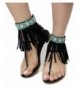 Bohemian Leather Fringe Anklet Accessory