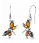 Baltic Butterfly Earrings Sterling Multiple