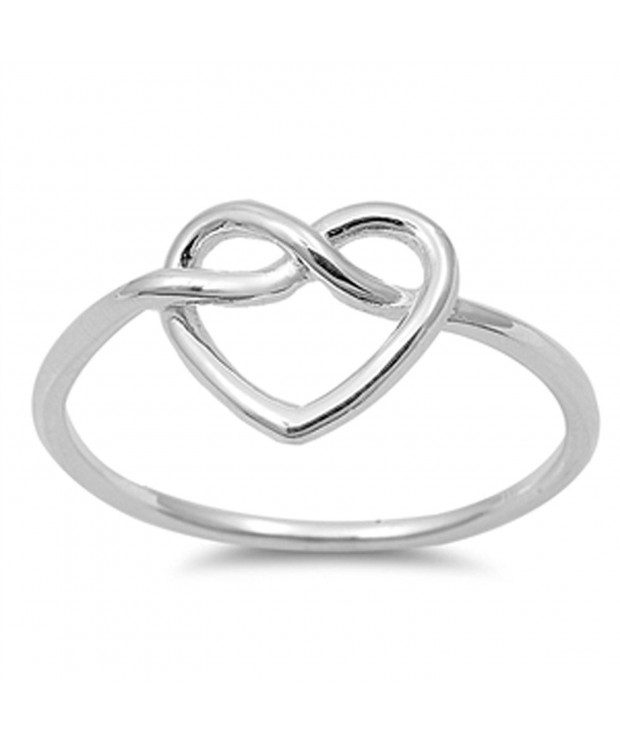 Womens Infinity Classic Sterling Silver