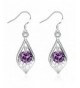 MXYZB Silver Earrings Zirconia Jewelry