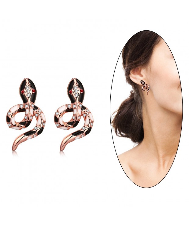 Eternity J Plated Color Earrings