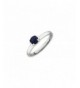 Silver Stackable Blue Lapis Ring