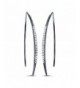 Eternity Threader Earring Rhodium Sterling