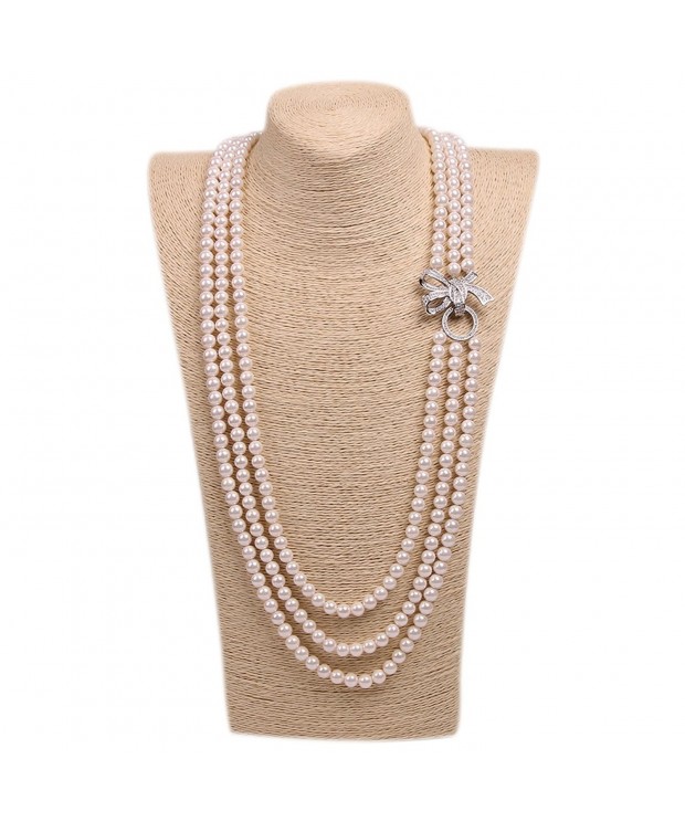 Princess Rhinestone Strands Necklaces Layers