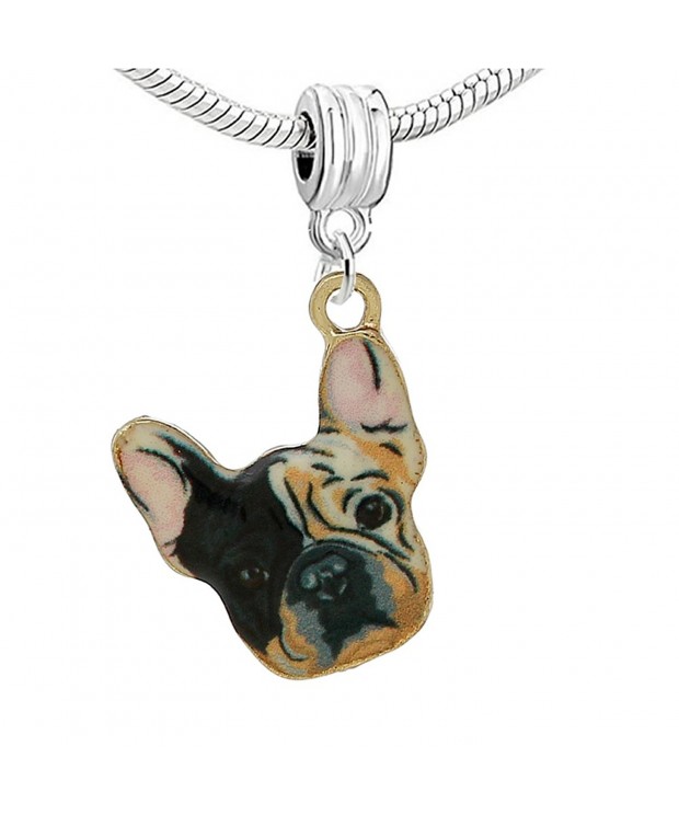 French Bulldog Dangle Charm Bracelet