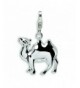 Sterling Silver Enameled Camel Lobster