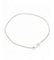 Sterling Silver Diamond Cut Nickel Anklet