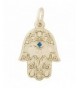 Rembrandt Hamsa Charm Plated Silver