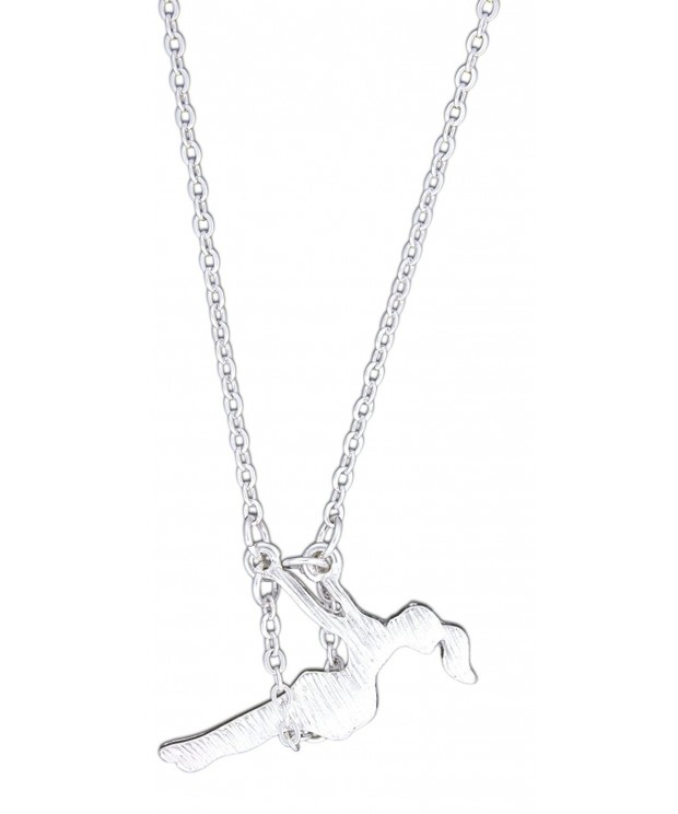 Zad Jewelry Silver Swinging Necklace