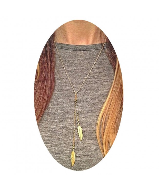 JY Jewelry Feathers tassels Necklace