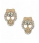 DaisyJewel Halloween Crystal Calavera Earrings