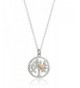Hallmark Jewelry Sterling Two Tone Necklace