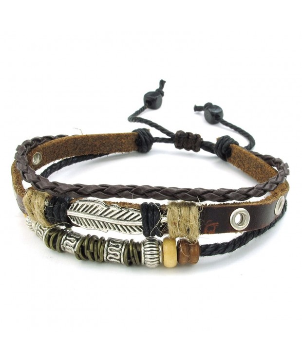 TEMEGO Jewelry Womens Leather Bracelet