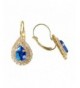 Navachi Crystal Az2678e leverback Earrings