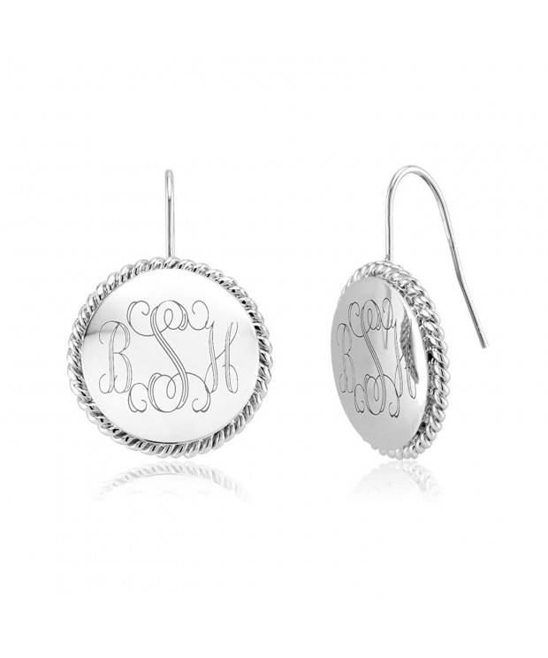 Azury Personliazed Monogram Earrings Free Engraving