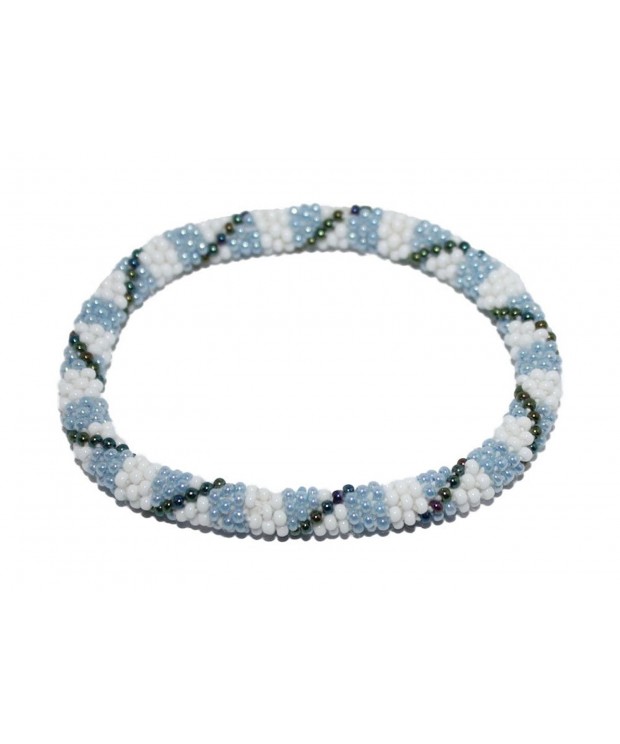 Crochet Glass Bracelet Nepal SB629