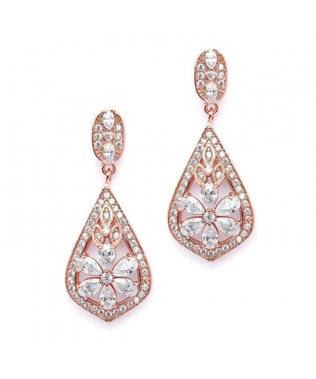 Mariell Zirconia Wedding Occasion Earrings