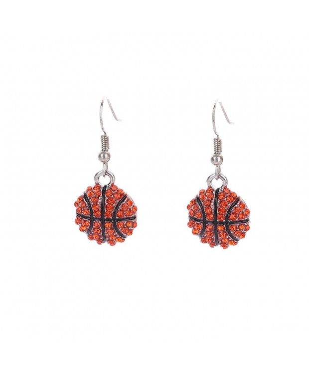 Fashion Rhinestone Basketball Earrings er005452 1