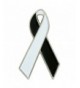 PinMarts White Awareness Ribbon Enamel