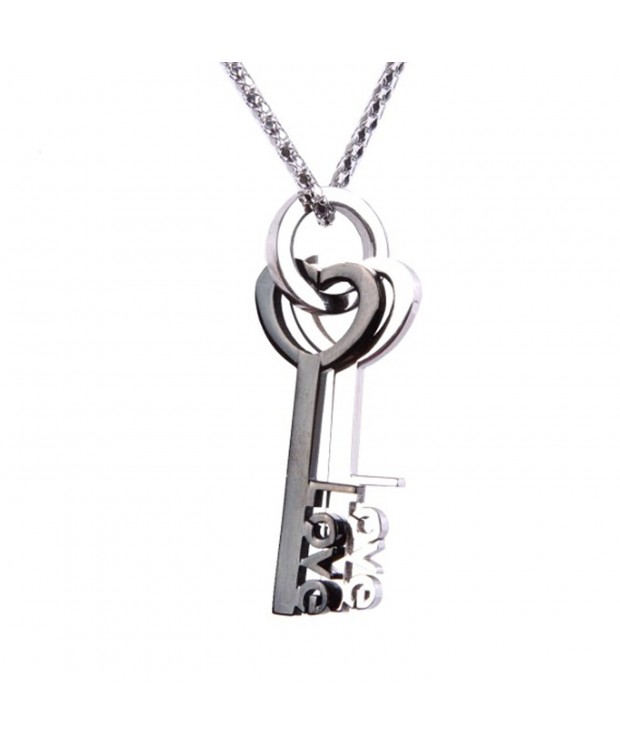Lovers Heart Stainless Pendant Necklace