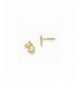 Yellow Gold Madi Unicorn Earrings
