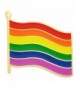 PinMarts Rainbow Pride Enamel Lapel