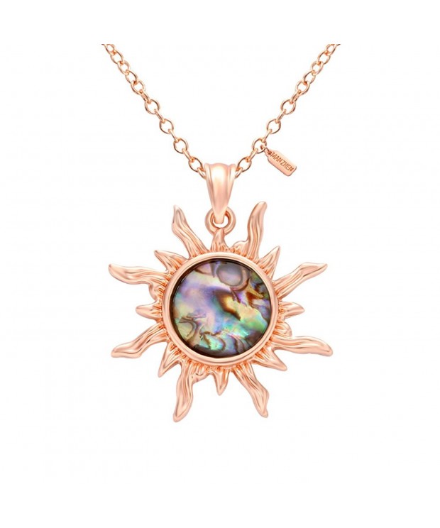 MANZHEN Fashion Sunflower Pendant Necklace