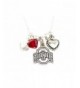 Buckeyes Austrian Crystal Silver Necklace