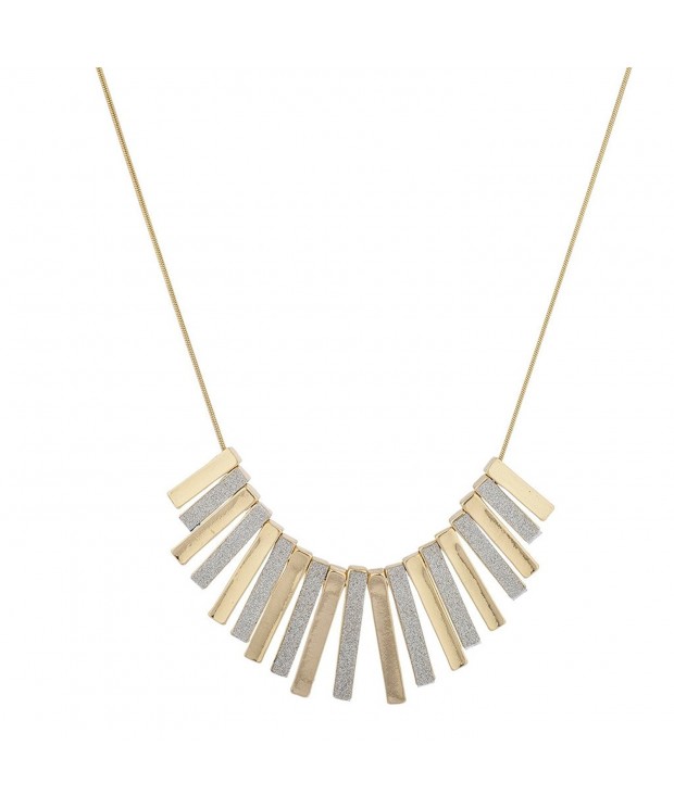 Lux Accessories Goldtone Statement Necklace