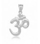 Solid Sterling Silver Meditation Pendant