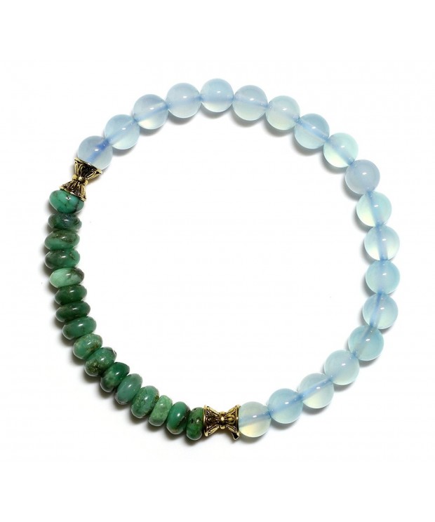 Raviga Handmade Gemstone Bracelet Chalcedony