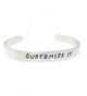 Customize Stamped Sterling Personalized Bracelet