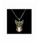MMBD 0 Chihuahua Necklace Gold Tone