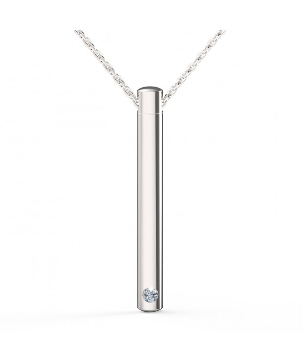 Minimalist Bar Urn Pendant Memorial