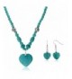 Simulated Turquoise Howlite Necklace Pendant