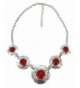 Graduated Precious Reconstituted Stones Necklace