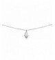 Sterling Silver Fatima Dainty Necklace