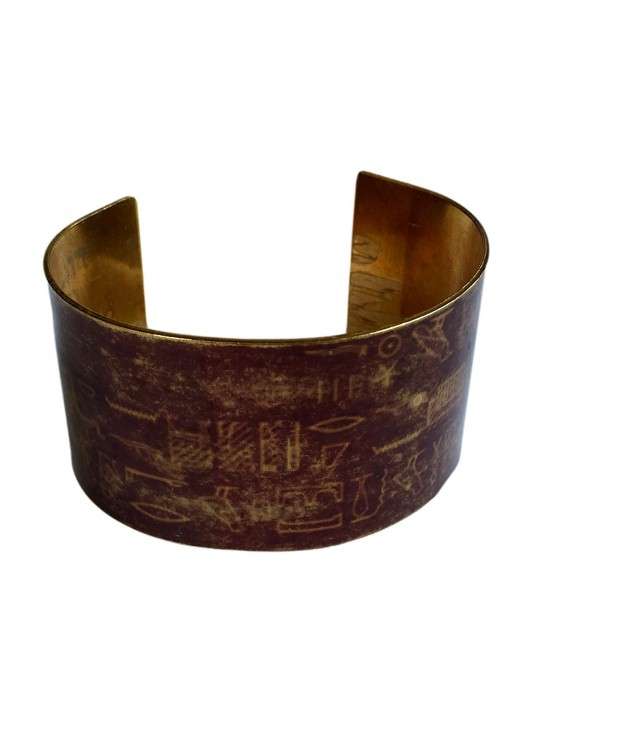 Egyptian Hieroglyphics Bracelet Handmade Personalized